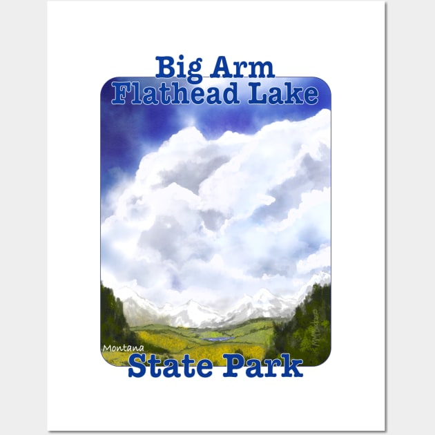 Big Arm/Flathead Lake State Park, Montana Wall Art by MMcBuck